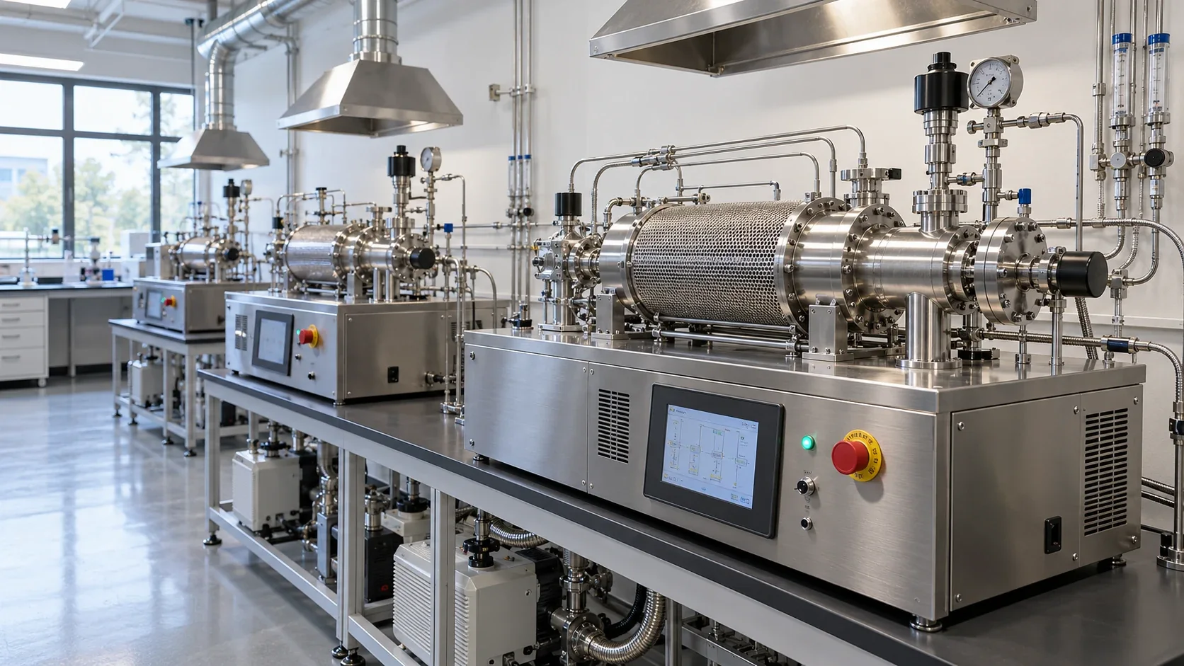 Pilot-scale test equipment