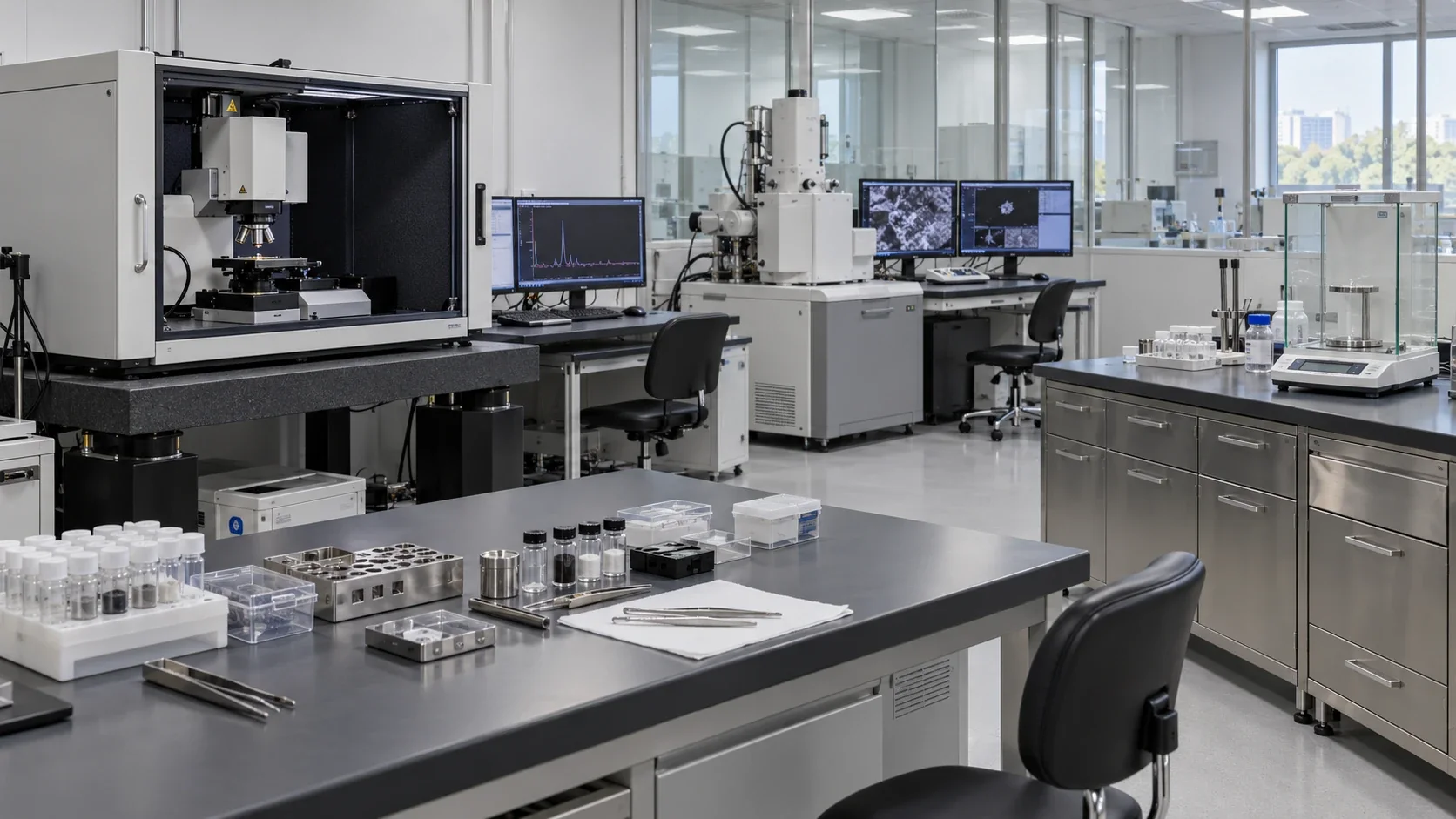 Particle characterisation laboratory
